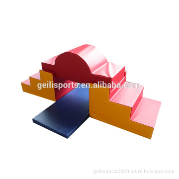 Kid's used indoor playground equipment combination for sale with steps